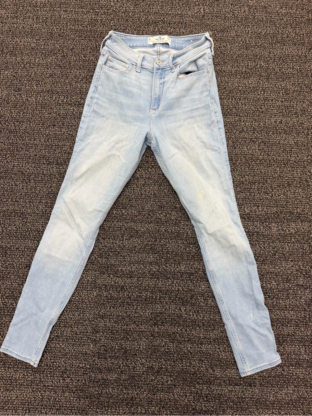 Hollister Light Blue High-Rise Skinny Jeans - Women